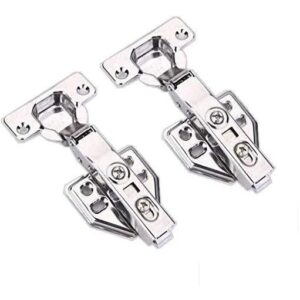 Wall Mount Stainless Steel Fuchsia Auto Hinges Pack Of 2