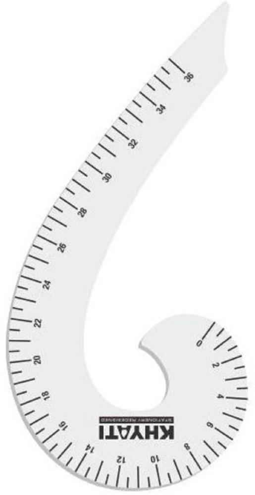 French Curve 6 Shape Scale