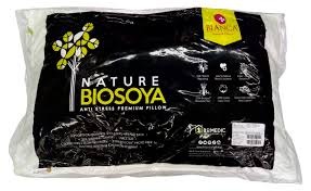 Bianca Polyester Fibre Solid Sleeping Pillow Pack Of 1 White 46 X 69Cm