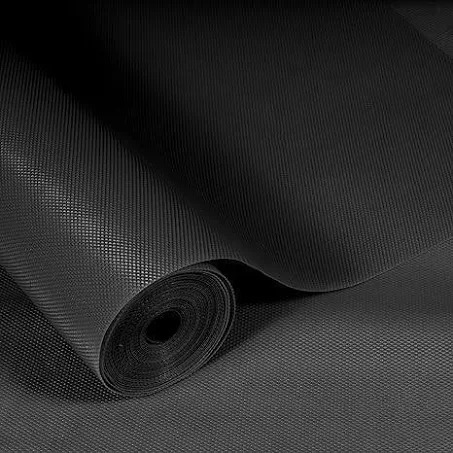 Black Anti Slip Fridge Mat Table Mat Kitchen Roll 1 Sheets Size 1 Point 5
