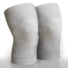 Bamboo Knee Sleeves Support For Women And Men Xl Size Grey Colour