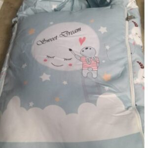 Baby Cotton Bed Cum Carry Bed Printed Baby Sleeping Bag