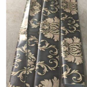 Black Printed Wallpaper For Home Decoration 1Meter Pack Of 3