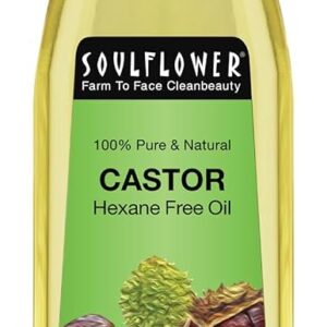 Soulflower Organic Castor Oil For Hair Growth 120Ml