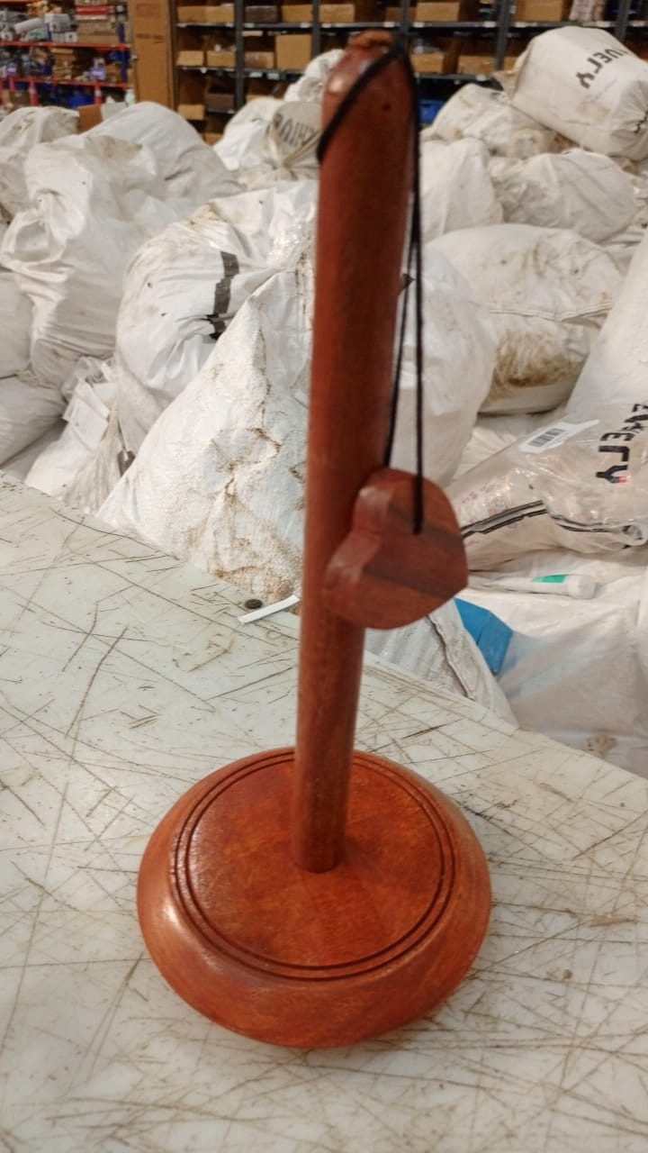 Handicraft Wooden Roll Holder Antique Tissue Paper Napkin Holder For Kitchen Foil Paper Holder For Dining Table And Office Pumping Napkin Holder