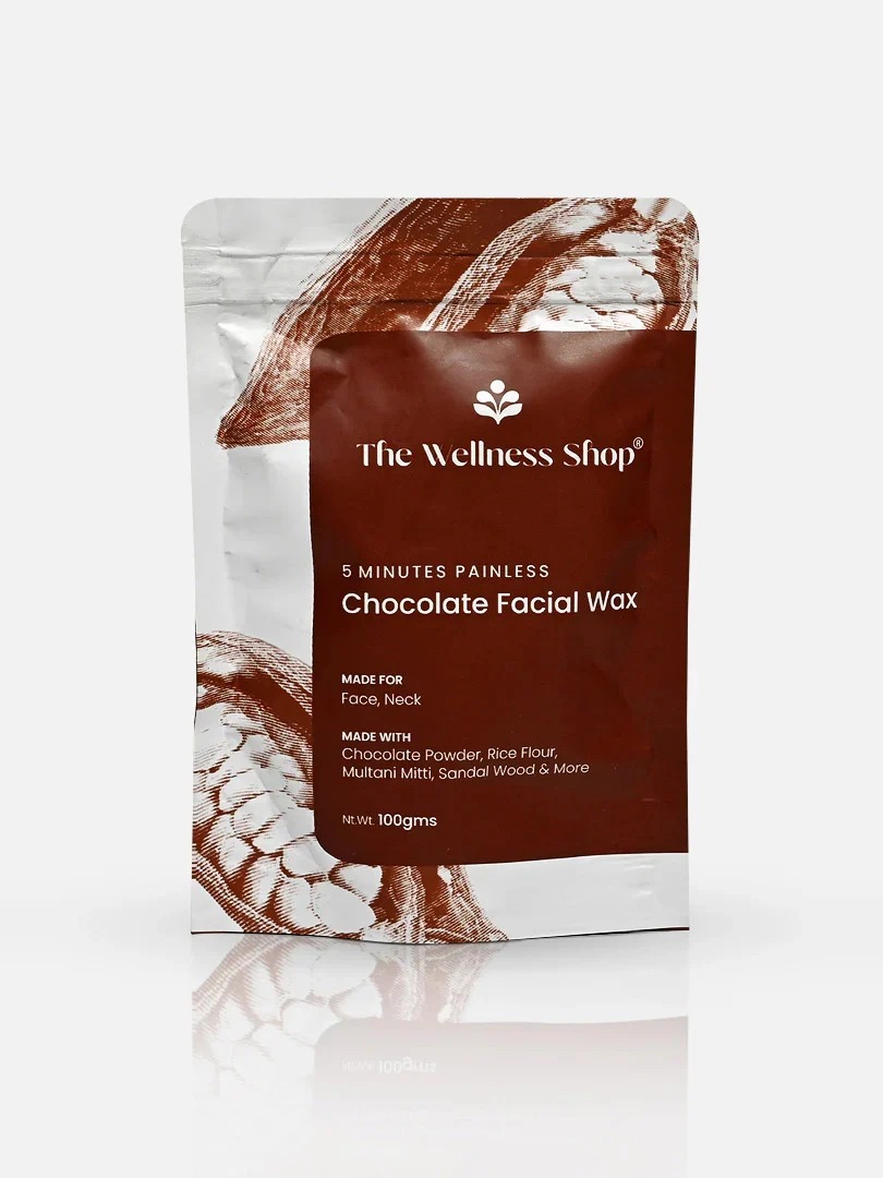 The Wellness Shop Chocolate Facial Wax Powder 100Gm