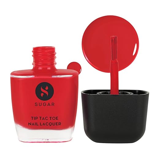 Sugar Cosmetics Tip Tac Nail Lacquer Long Lasting Glossy Chilli Charm 9Ml