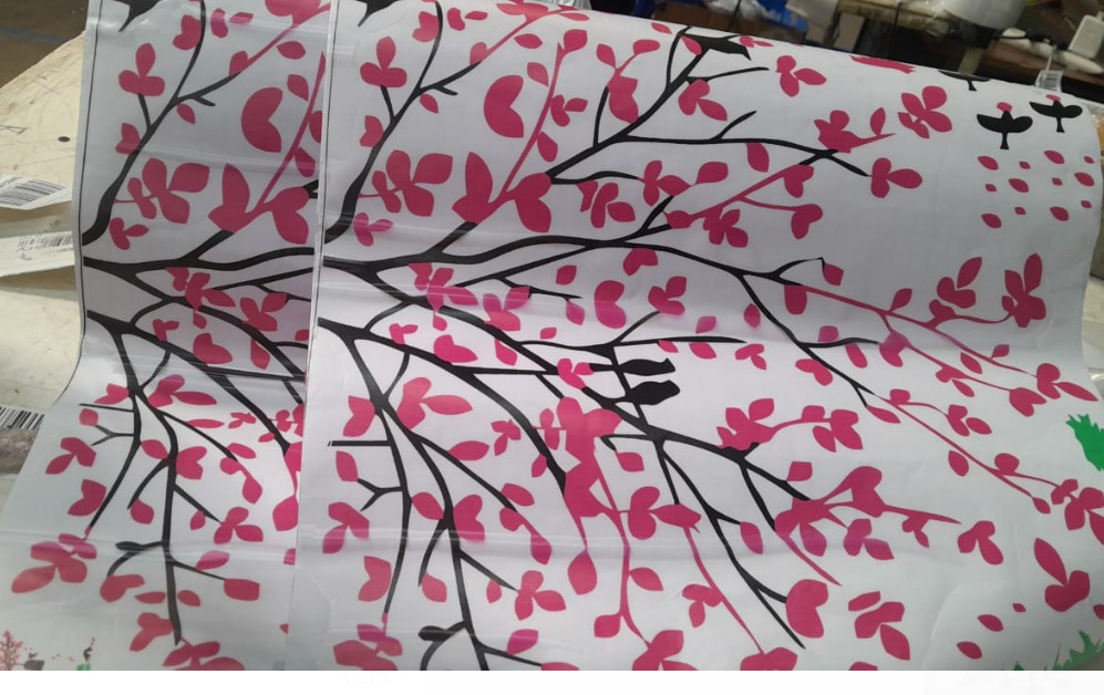 Printed Wall Stickers Pack Of 2 Multicolour