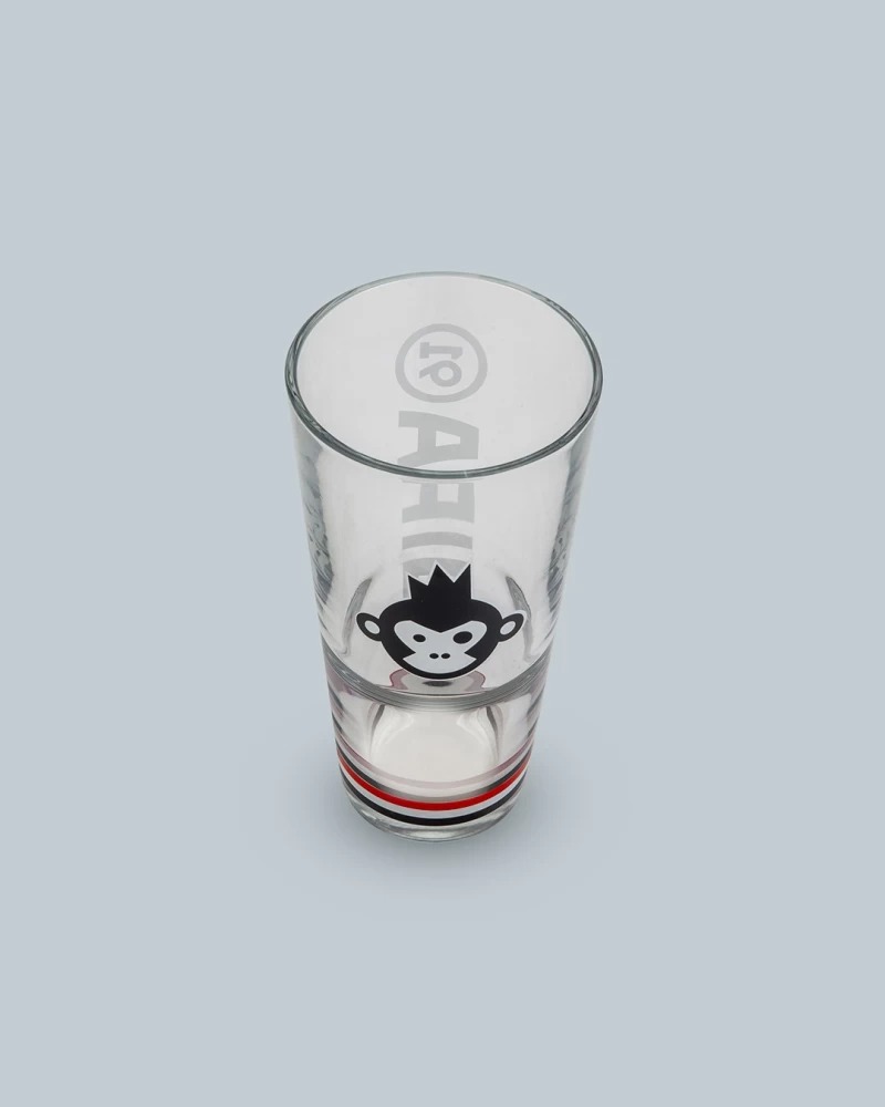 Bira 91 Mug Glass Set 3 Pc Beer Mug 330 Ml Glass Clear