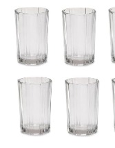 Glass Set Water Juice Glass Pack Of 4 200Ml