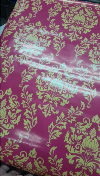 Printed Wall Paper 5 Mtr Pink