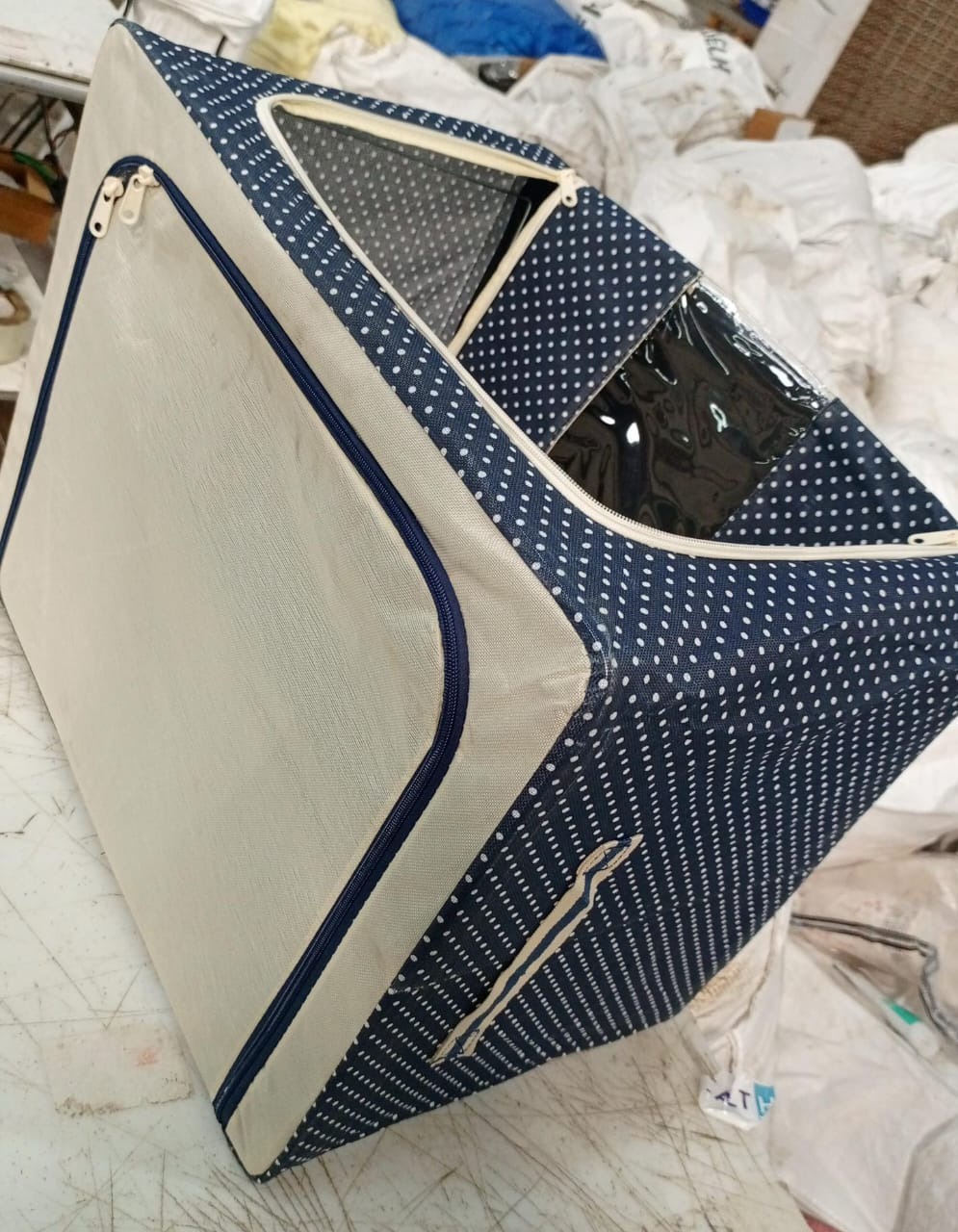 Living Box Large Storage Boxes For Clothes Blanket Bag