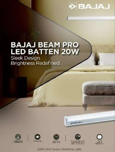 Bajaj Beam Pro Led Batten 20W Cdl White