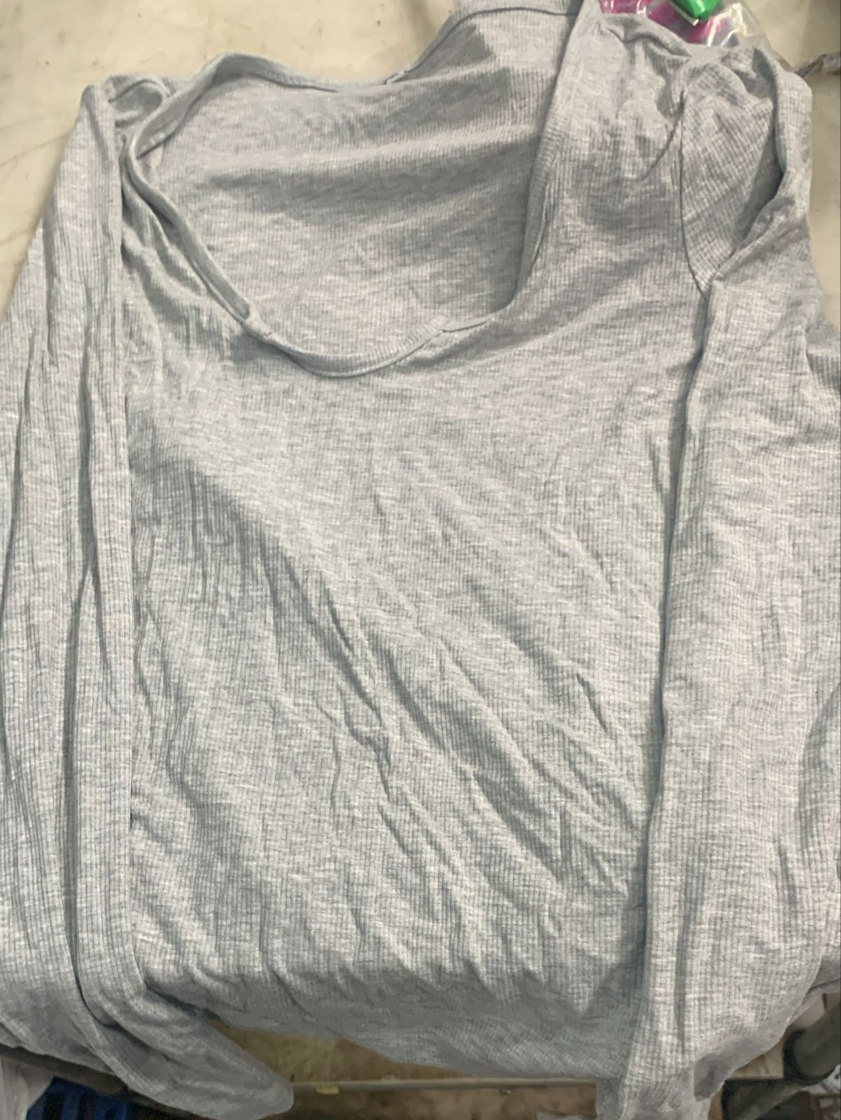 Savana Women Grey Color Top Size Xl