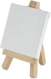 Artnery Mini Square Cute Canvas With Tripod Easel Stand