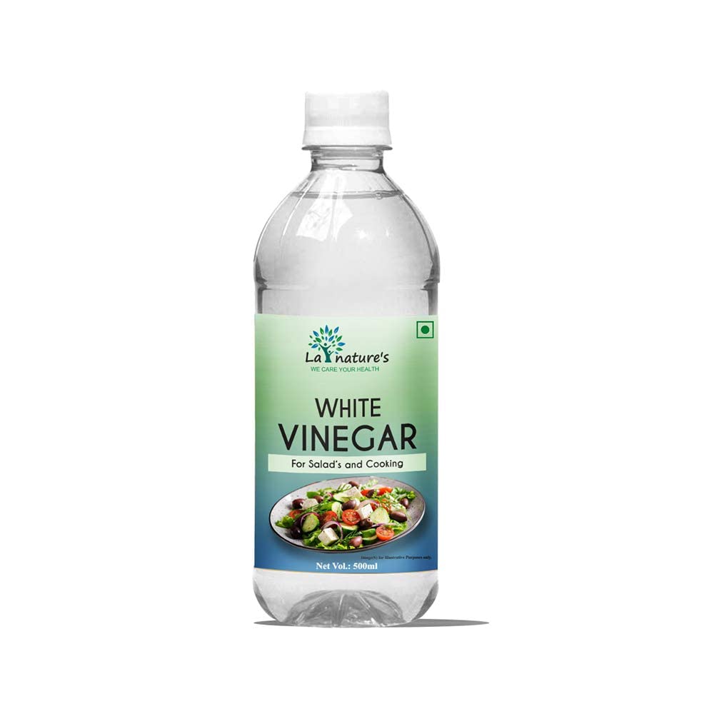 La Natures White Vinegar For Salad And Cooking 500Ml