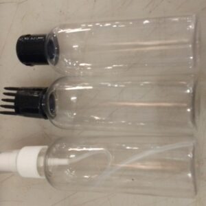 Hair Oil Applicator Bottle Plastic 100Ml Pack Of 3
