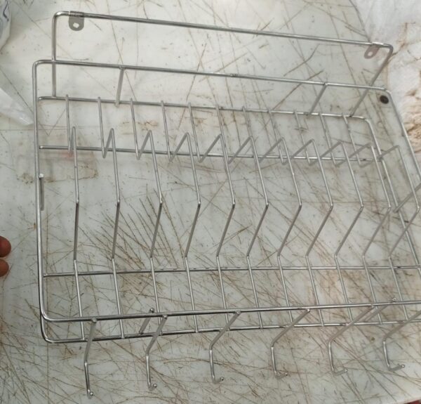 Wall Mount Stainless Steel Kitchen Dish Rack Plate