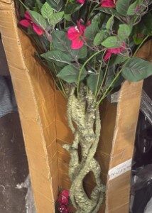 Artificial Pink Flower Plant