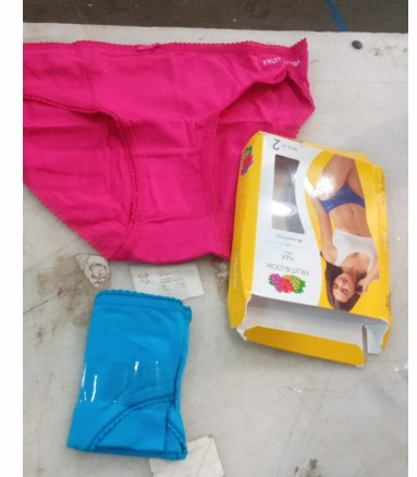 Fruit Of The Loom Womens Panty Pink And Blue Pack Of 2 Size M