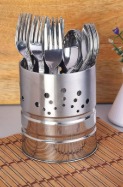 Self Draining Tableware Utensil Storage Box