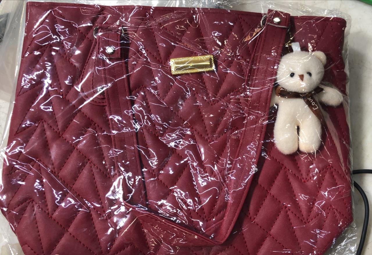 Maroon Color Hand Bag For Women