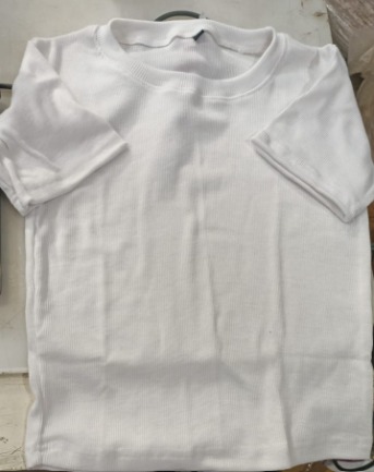 Women Crop Top White Colour Size M