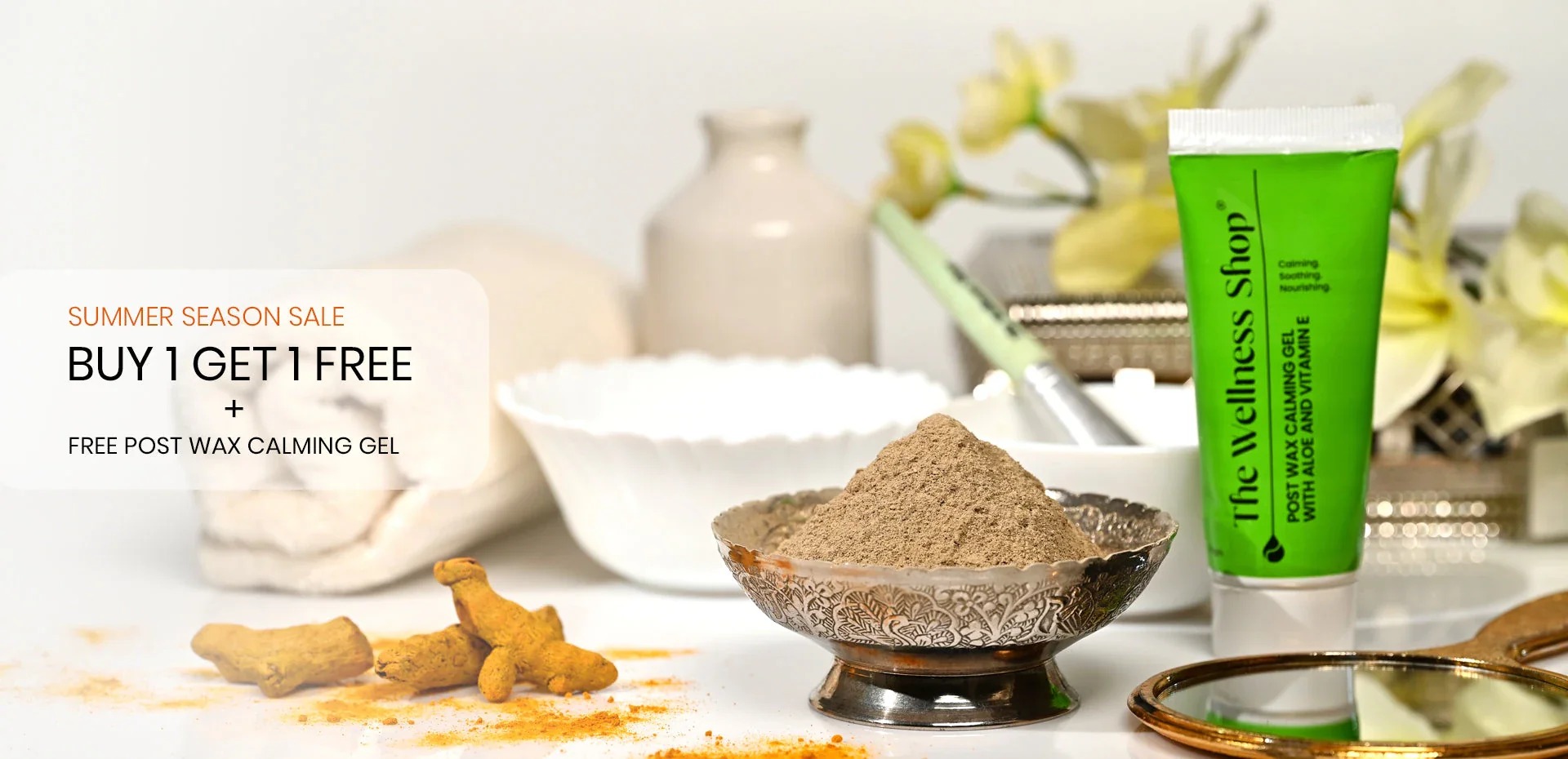 The Wellness Shop Post Wax Calming Gel 50G