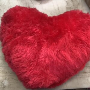 Red Color Heart Shape Pillow
