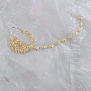 Golden Color Nath For Women