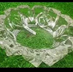 Crystal Glass Ashtray