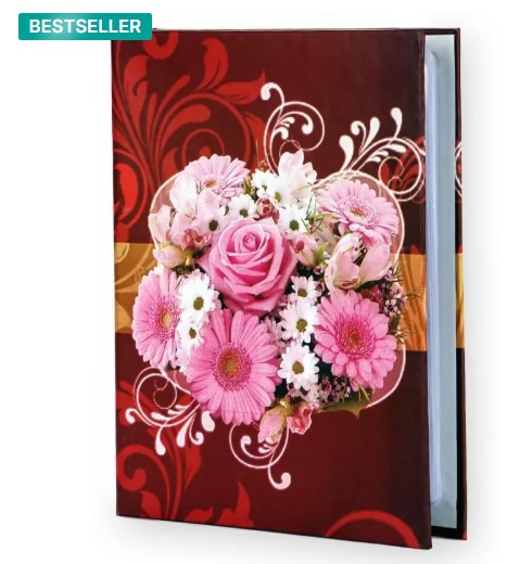 Sehaz Artworks Album Pink Roses 104 Photos Album 4 X 6
