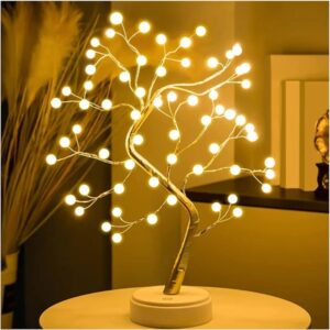 Decorative Led Silver And Gold Shimmer Tree