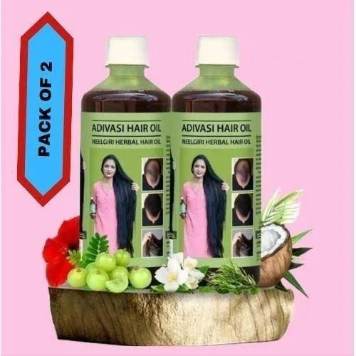 Adivasi Neelambari Herbal Hair Oil 100Ml Pack Of 2