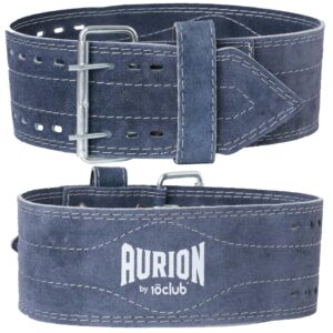 Aurion 10 Club Sued Leather Powerlifting Gym Belt Size S