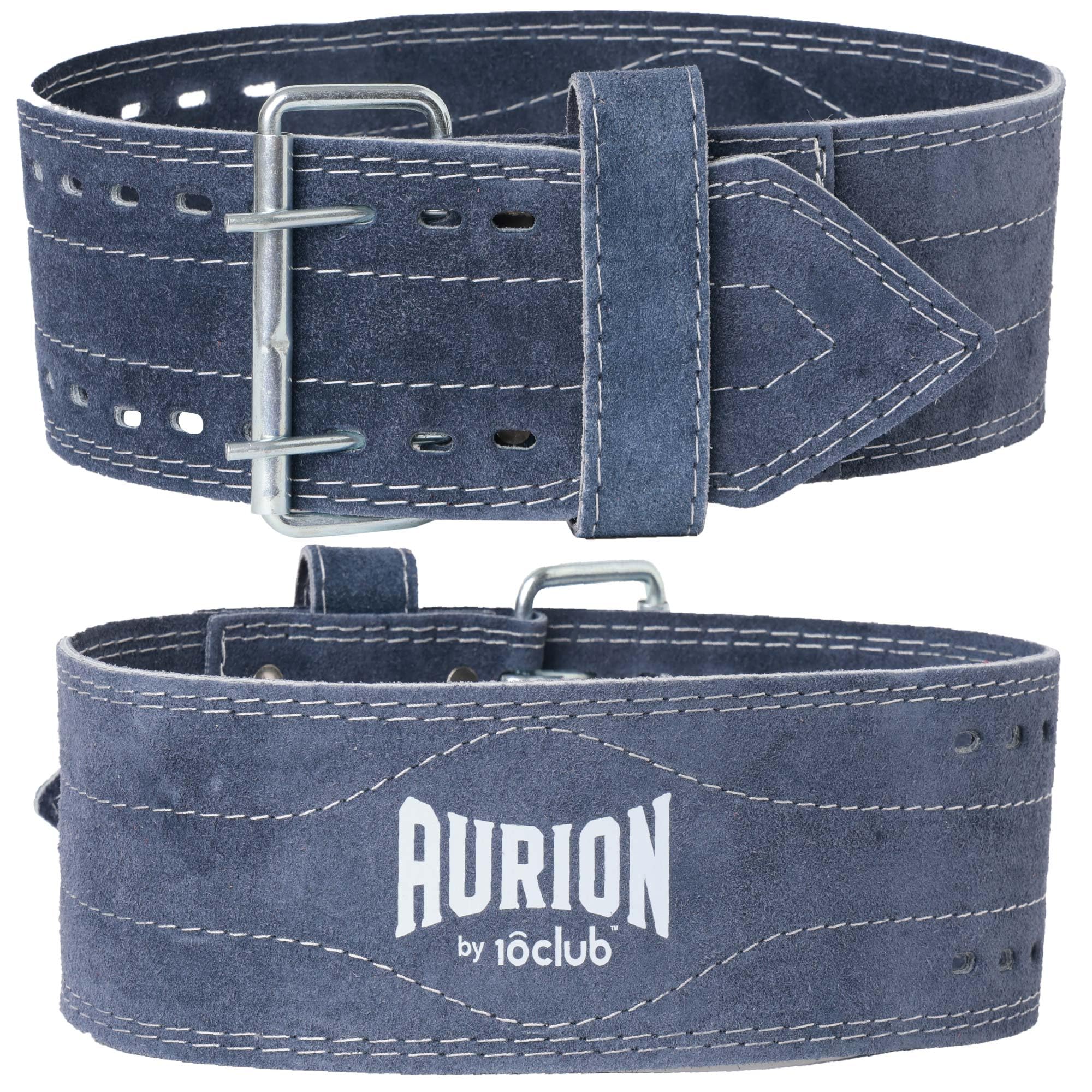 Aurion 10 Club Sued Leather Powerlifting Gym Belt Size S