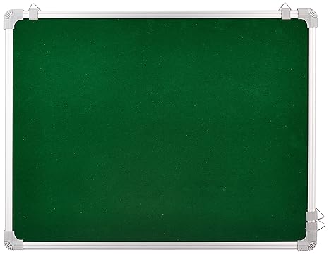 Solimo Bulletin Board With Aluminium Frame Green