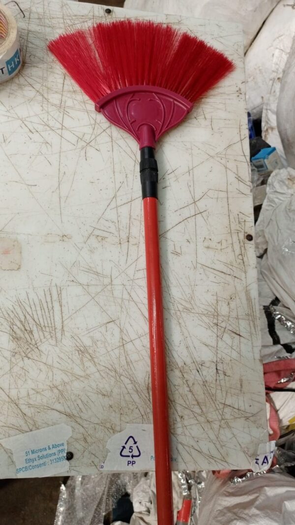 Polypropylene Wet And Dry Broom Red