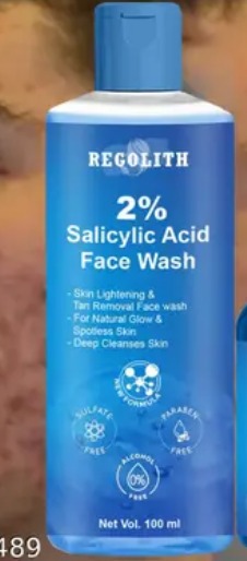 Regolith Salicylic Acid Face Wash 100Ml