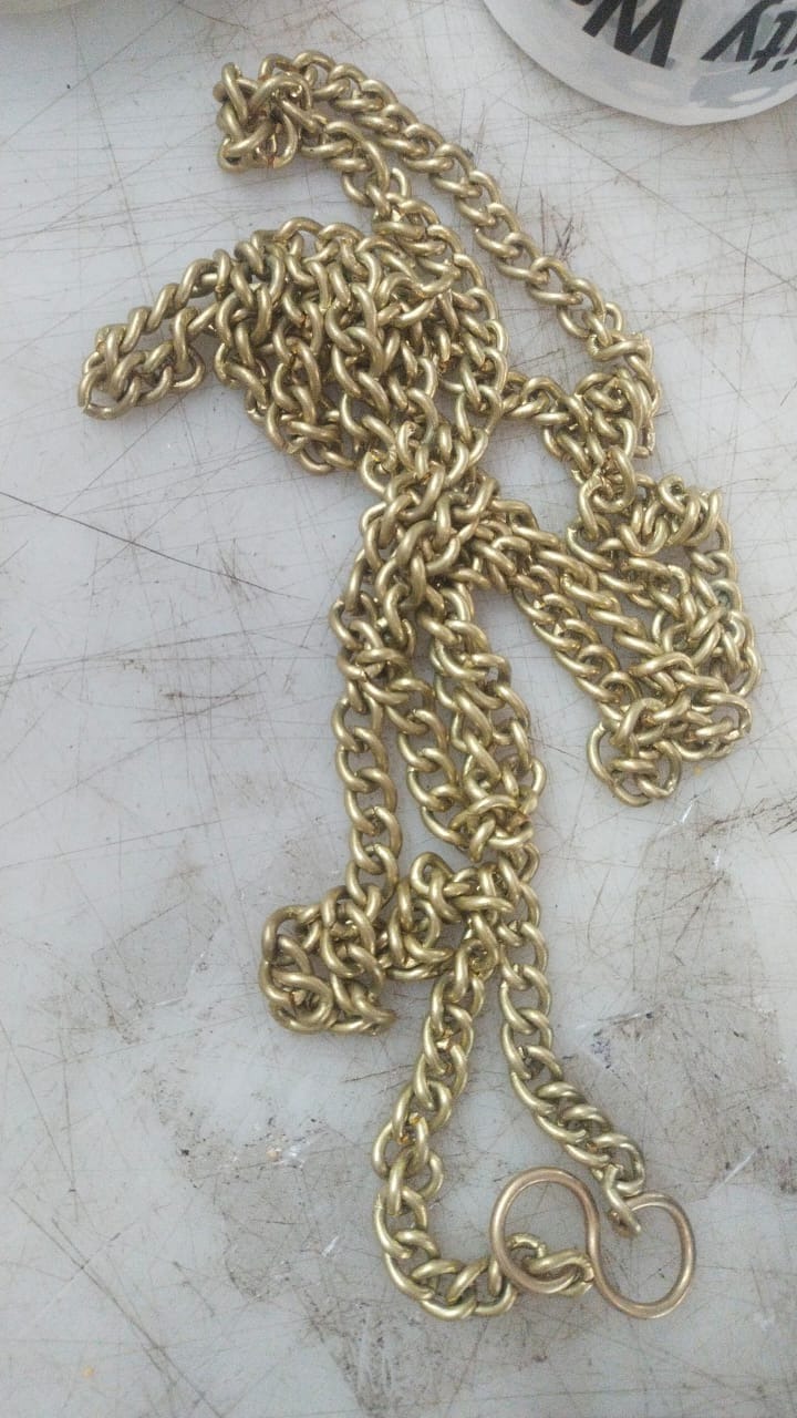 Brass Chain For Breed Dogs