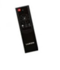 Luker Black Colour Fan Remote