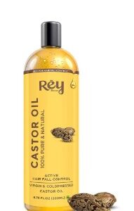 Rey Naturals Cold Pressed Castor Oil 200Ml