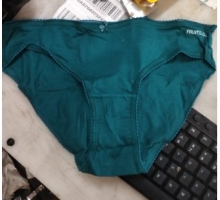 Woman Cotton Green Panty Size L 98Cm