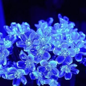 Blue Blossom Flower Fairy String Lights For Home Decoration