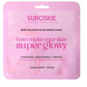 Suroskie Rose Collagen Facial Essence Mask 20 G