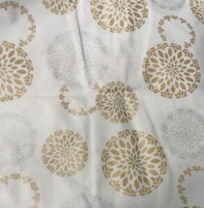 Wallpaper White Printed 3M