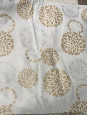 Wallpaper White Printed 3M
