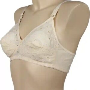 Woman Cotton White Bra Size 40