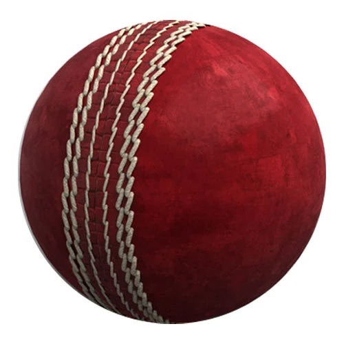 Red Leather Cricket Ball