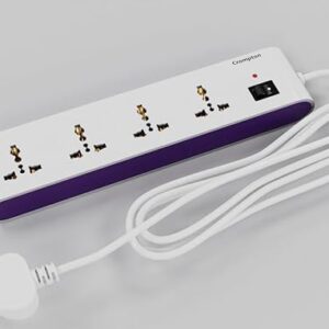 Crompton Powerbox Alpha S Linear Extension Board With 4 Universal Sockets 1500W